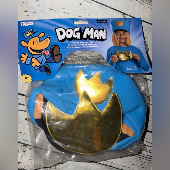 Disguise Blue Dog Man Mask - Picture 4 of 4